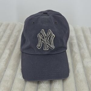 Navy Blue Embroidered Logo Cap